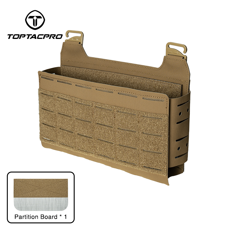 TOPTACPRO Tactical Front Panel Functional with Inner Tegris Board Open Design 8539