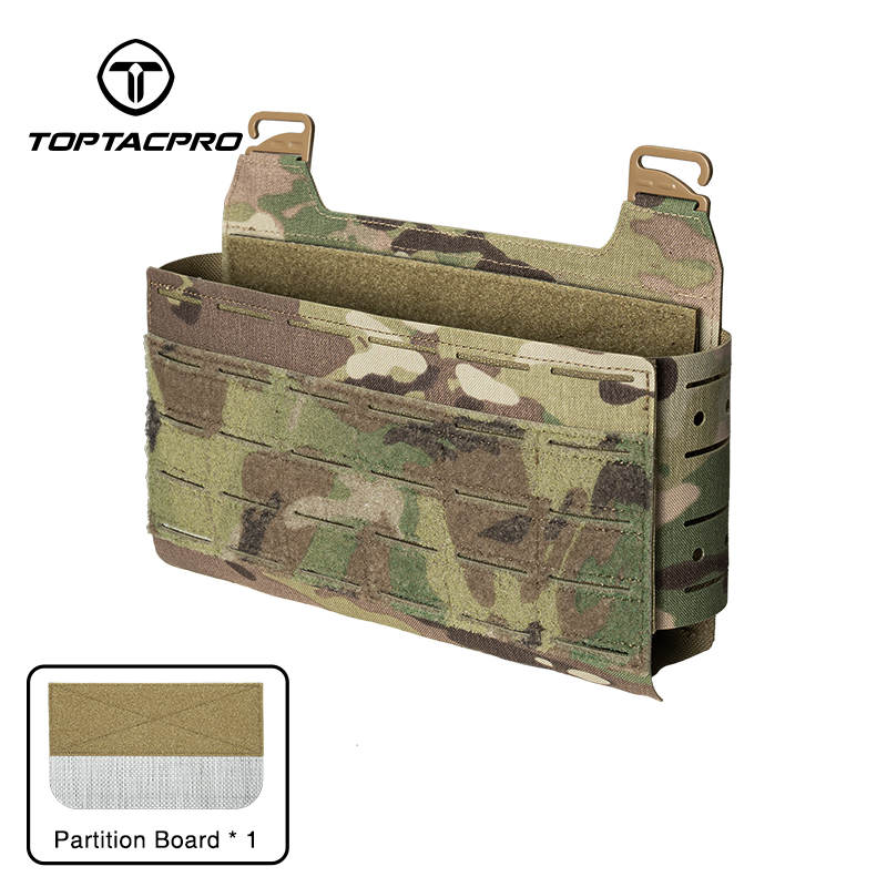 TOPTACPRO Tactical Front Panel Functional with Inner Tegris Board Open Design 8539