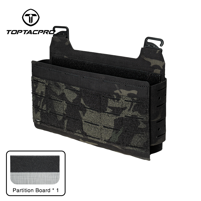 TOPTACPRO Tactical Front Panel Functional with Inner Tegris Board Open Design 8539