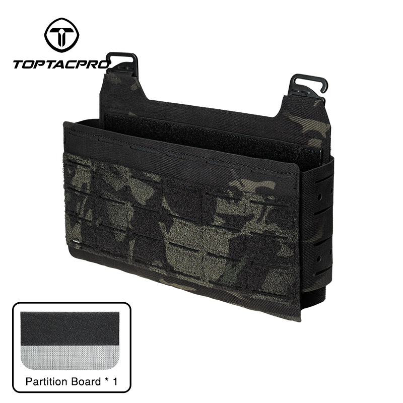 TOPTACPRO Tactical Front Panel Functional with Inner Tegris Board Open Design 8539
