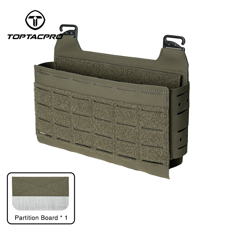 TOPTACPRO Tactical Front Panel Functional with Inner Tegris Board Open Design 8539