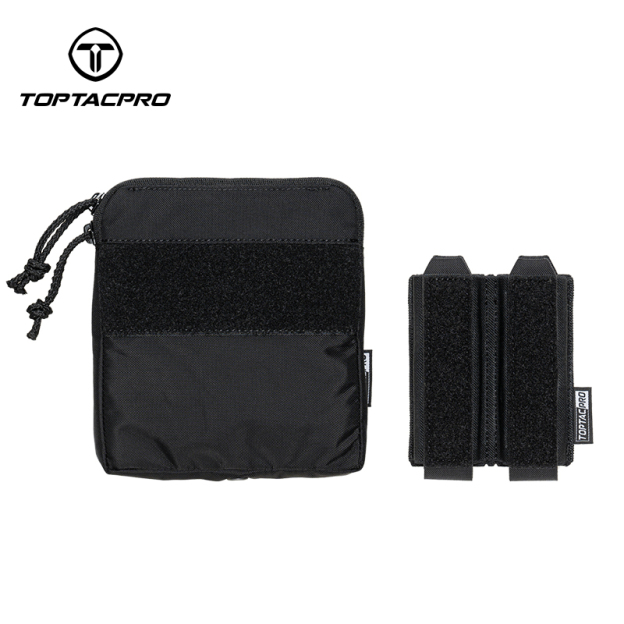 TOPTACPRO Tactical Kangaroo Set FERRO Style Double 9mm Mag Pouch Half Insert Pouch 8540