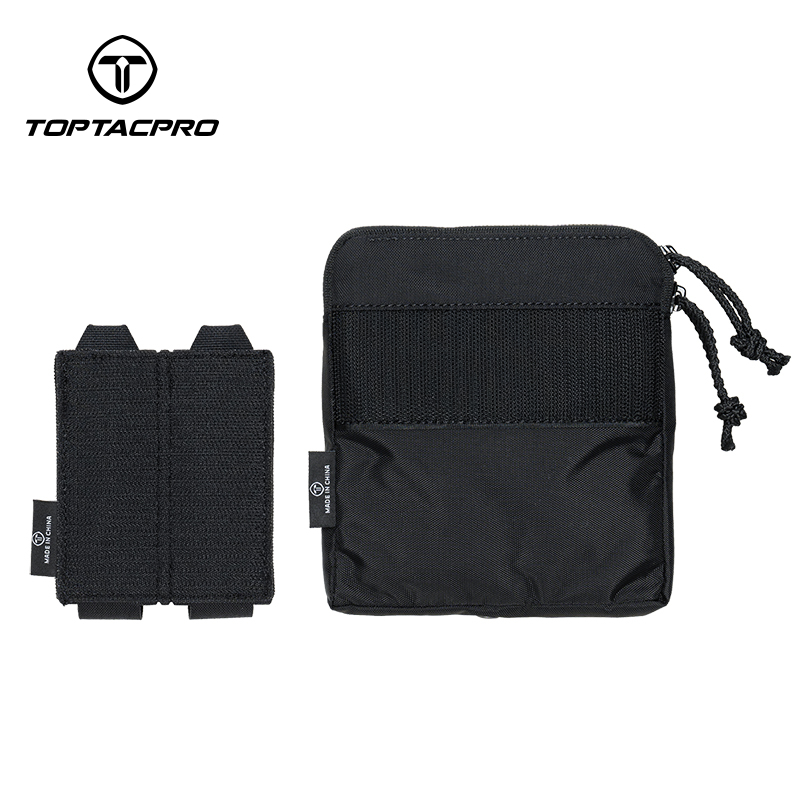 TOPTACPRO Tactical Kangaroo Set FERRO Style Double 9mm Mag Pouch Half Insert Pouch Cordura Tactical DOPE Set 8540