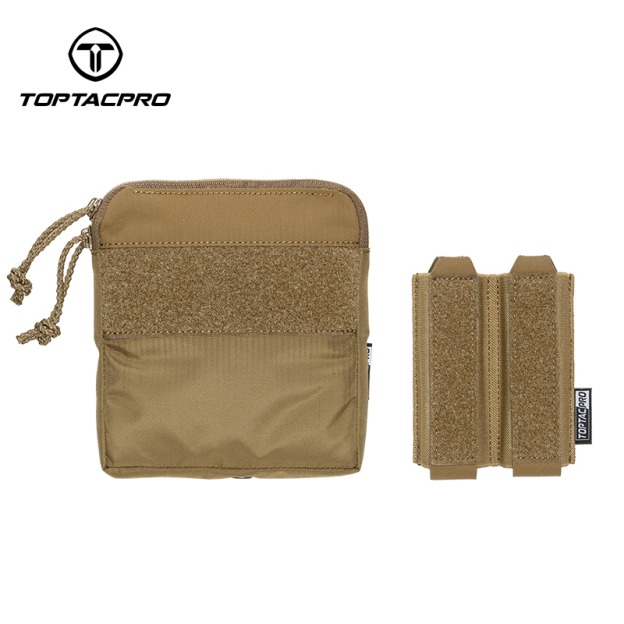 TOPTACPRO Tactical Kangaroo Set FERRO Style Double 9mm Mag Pouch Half Insert Pouch 8540