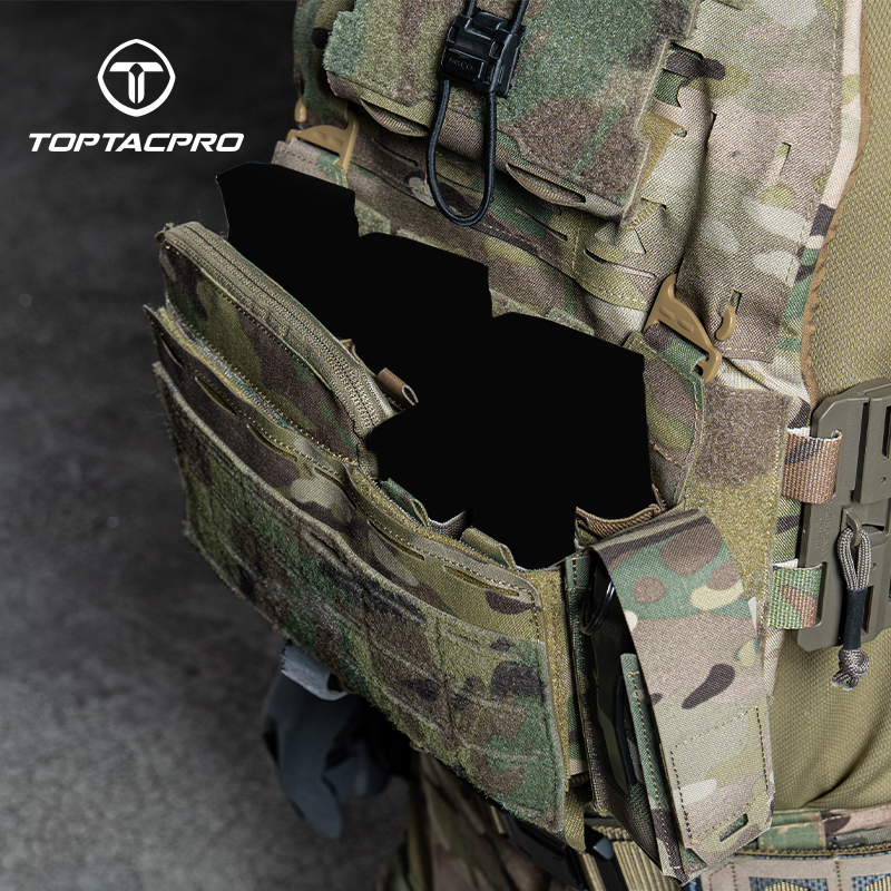 TOPTACPRO Tactical Kangaroo Set FERRO Style Double 9mm Mag Pouch Half Insert Pouch Cordura Tactical DOPE Set 8540