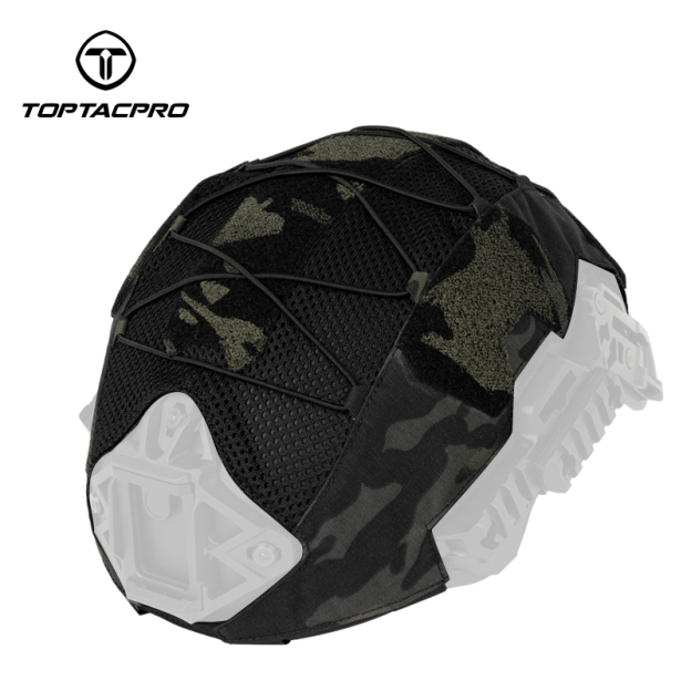 TOPTACPRO Tactical Helmet Cover For Wendy Helmet in Size M/L 500D Cordura Nylon 8802