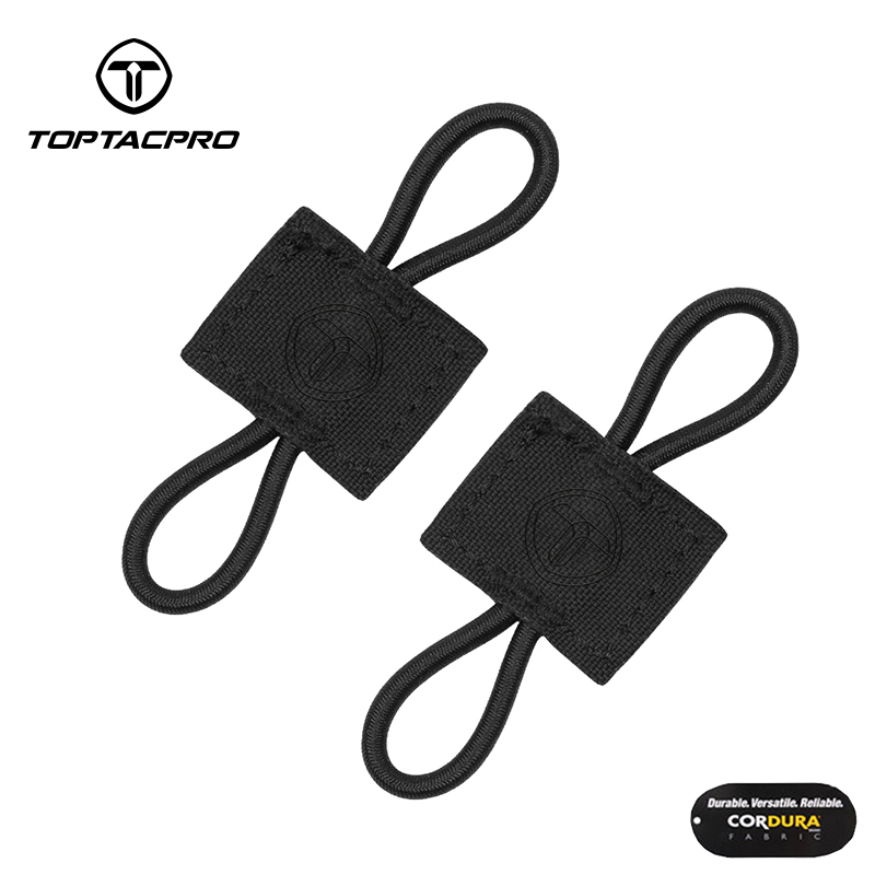 TOPTACPRO Binding Retainer MOLLE Webbing Elastic Binding Ribbon for MOLLE Backpacks (2PCS)  8901