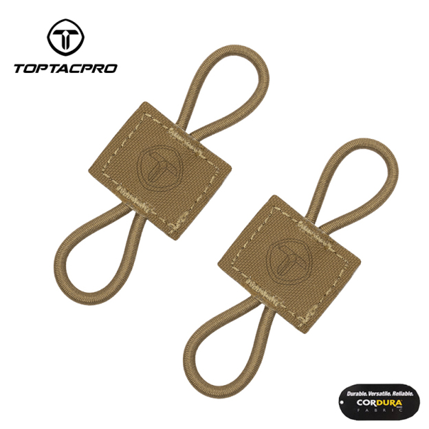 TOPTACPRO Binding Retainer MOLLE Webbing Elastic Binding Ribbon for MOLLE Backpacks (2PCS)  8901