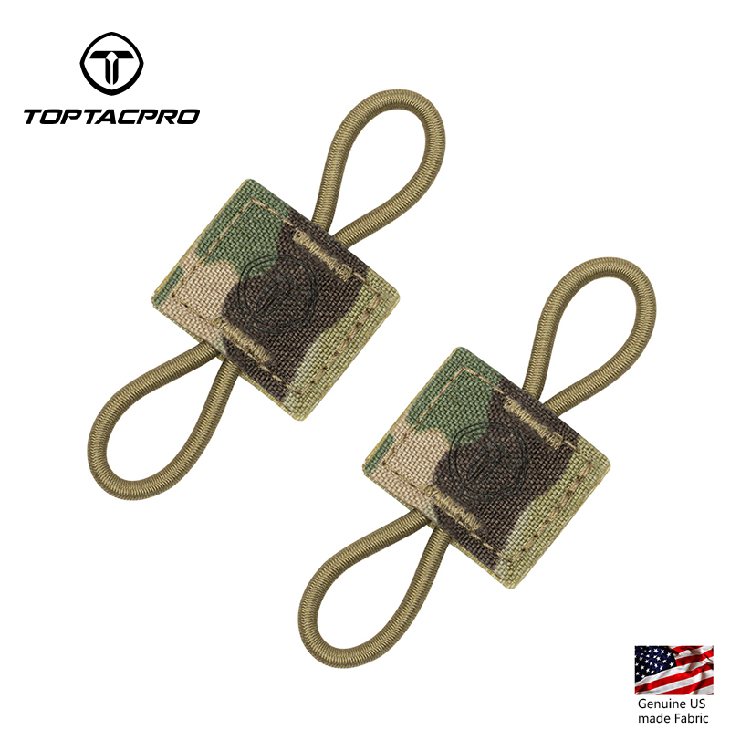 TOPTACPRO Binding Retainer MOLLE Webbing Elastic Binding Ribbon for MOLLE Backpacks (2PCS)  8901