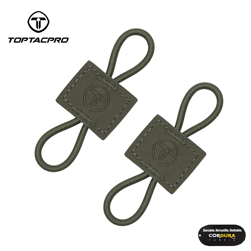 TOPTACPRO Binding Retainer MOLLE Webbing Elastic Binding Ribbon for MOLLE Backpacks (2PCS)  8901