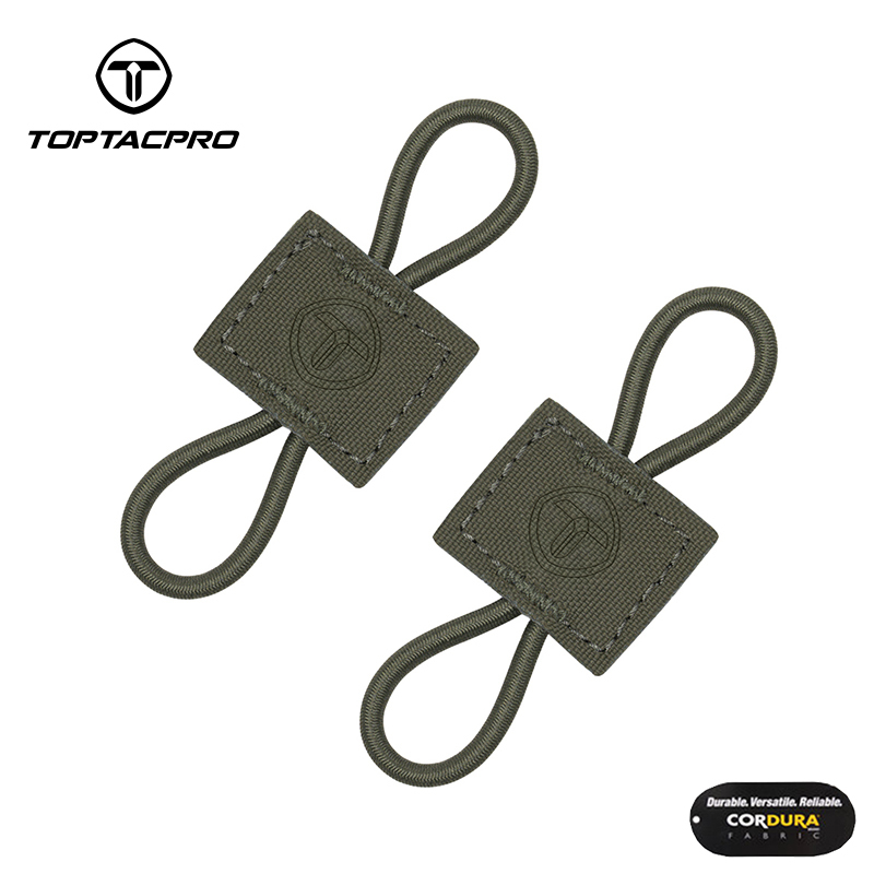 TOPTACPRO Binding Retainer MOLLE Webbing Elastic Binding Ribbon for MOLLE Backpacks (2PCS)  8901