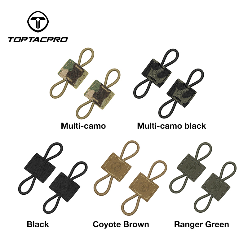 TOPTACPRO Binding Retainer MOLLE Webbing Elastic Binding Ribbon for MOLLE Backpacks (2PCS)  8901