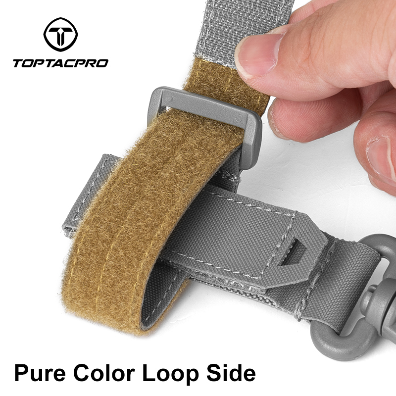 TOPTACPRO Tactical Gloves Holder Molle Key Ring Tactical Keychain Nylon Gear Keeper Glove Strap Molle Buckle 8902