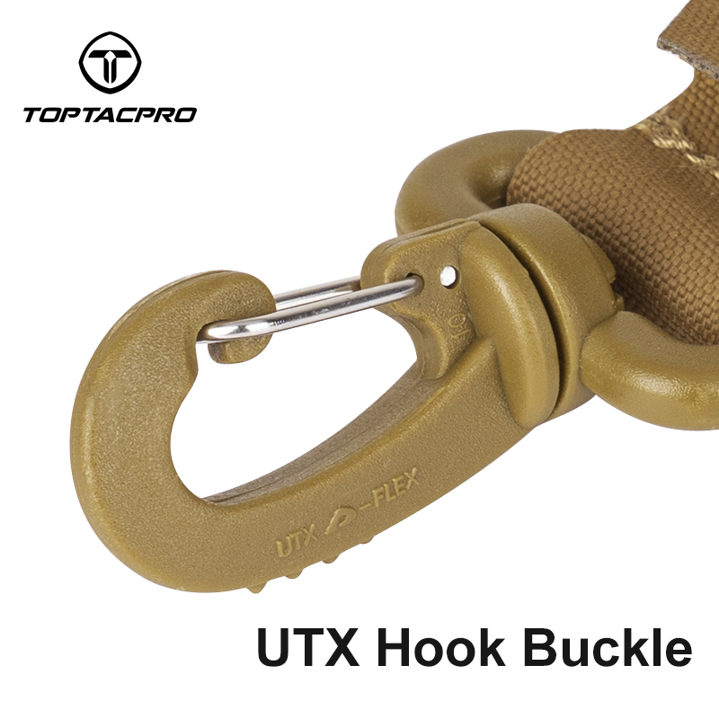 TOPTACPRO Tactical Gloves Holder Molle Key Ring Tactical Keychain Nylon Gear Keeper Glove Strap Molle Buckle 8902