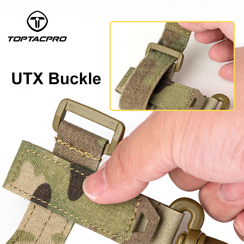 TOPTACPRO Gloves Hook Quick Release Buckle Hook&Loop Outdoor Accessory 8902