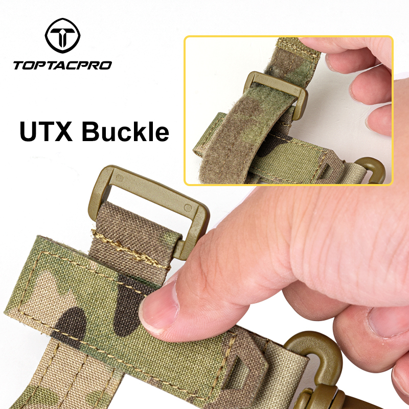 TOPTACPRO Gloves Hook Quick Release Buckle Hook&Loop Outdoor Accessory 8902
