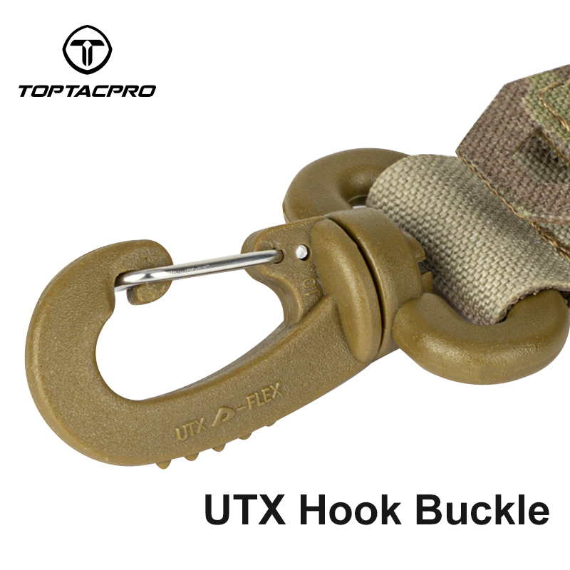 TOPTACPRO Gloves Hook Quick Release Buckle Hook&Loop Outdoor Accessory 8902