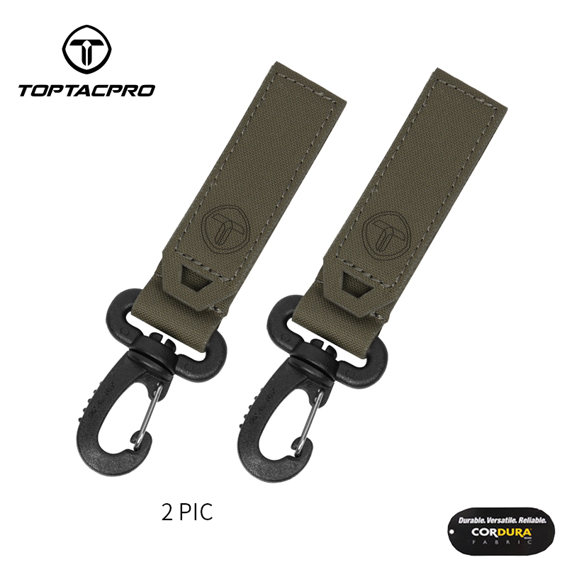 TOPTACPRO Tactical Wiregate Carabiner Snap Clip Hook Keychain UTX Buckle Quick Release 2PCS/Set 8903