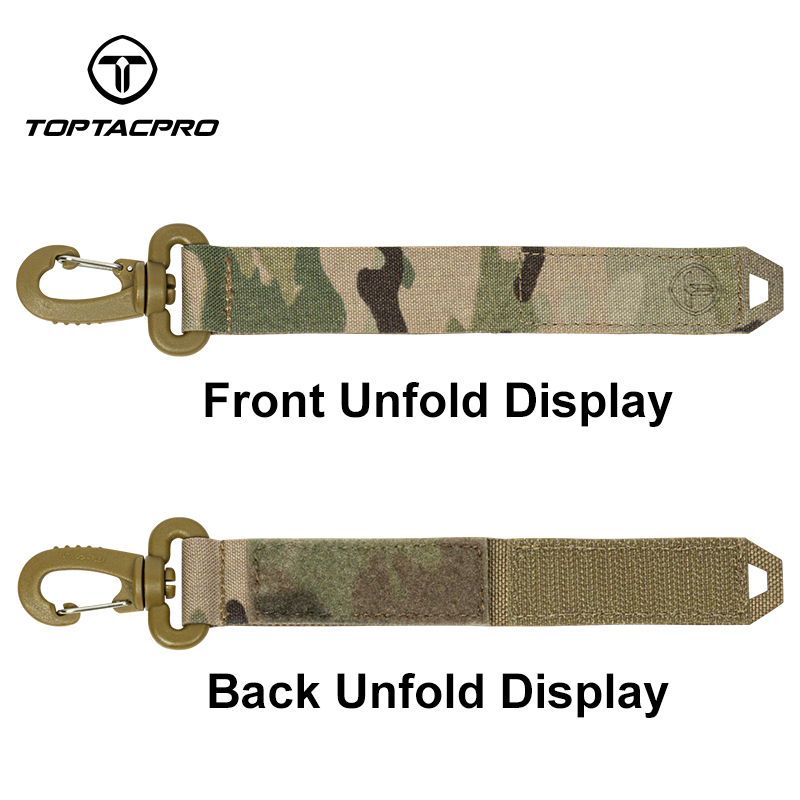 TOPTACPRO Tactical Wiregate Carabiner Snap Clip Hook Keychain UTX Buckle Quick Release 2PCS/Set 8903