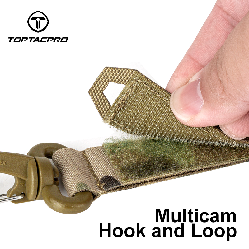 TOPTACPRO Tactical Wiregate Carabiner Snap Clip Hook Keychain UTX Buckle Quick Release 2PCS/Set 8903