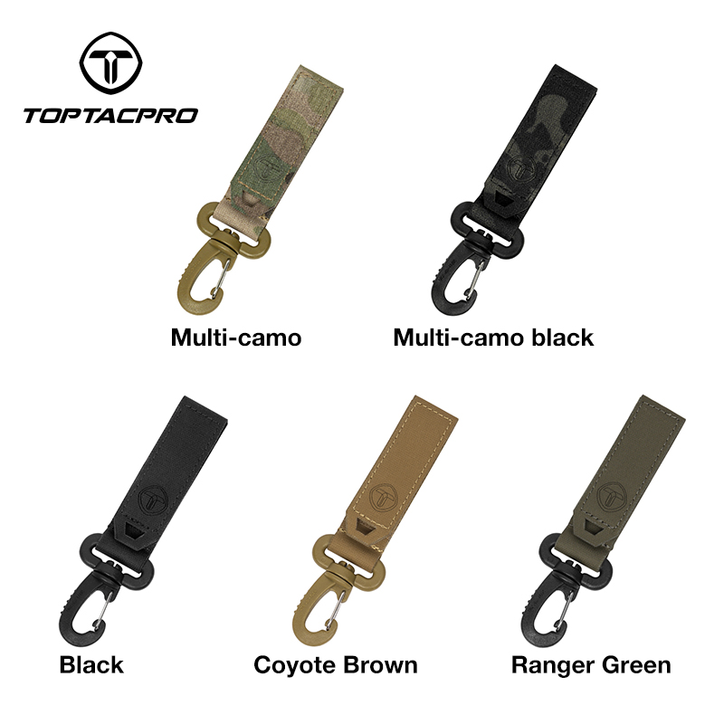 TOPTACPRO Tactical Wiregate Carabiner Snap Clip Hook Keychain UTX Buckle Quick Release 2PCS/Set 8903