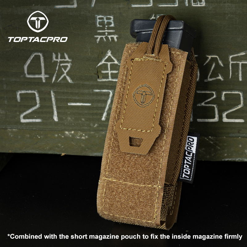 TOPTACPRO Tactical Hook Handle Zipper Handle 2PCS Zipper Pull Drawstring Head 8904