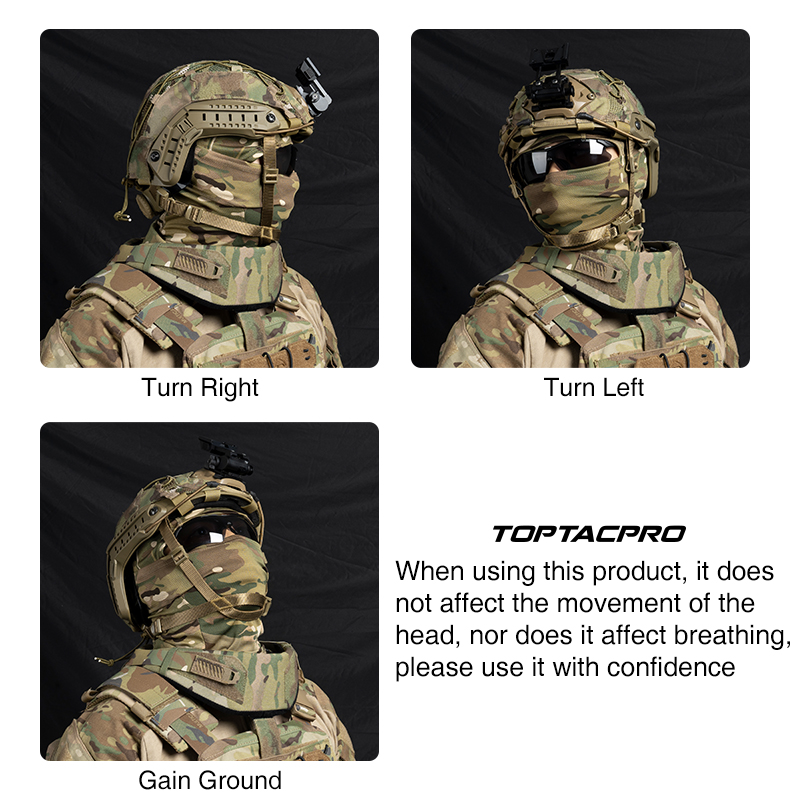 TOPTACPRO Tactical Neck Protector Combat Outdoor Equipment Accessory 8905