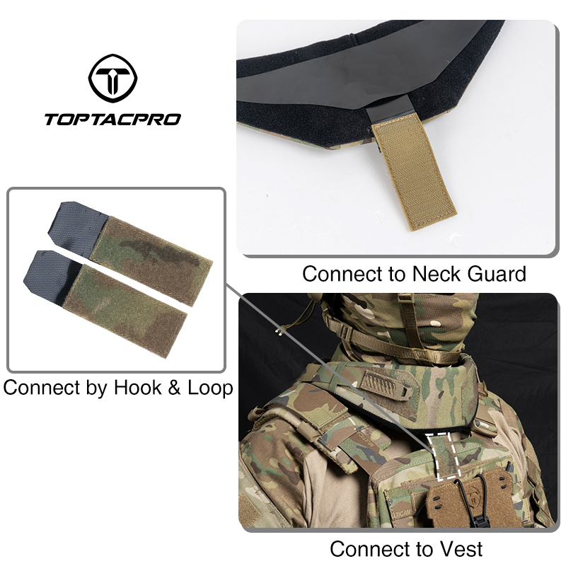TOPTACPRO Tactical Neck Protector Combat Outdoor Equipment Accessory 8905
