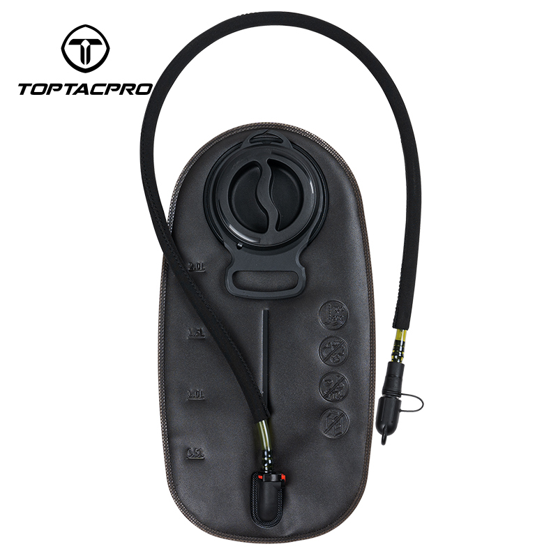 TOPTACPRO Tactical 2L Hydration Bladder Water Bag Foldable Outdoor water storage bag 8908