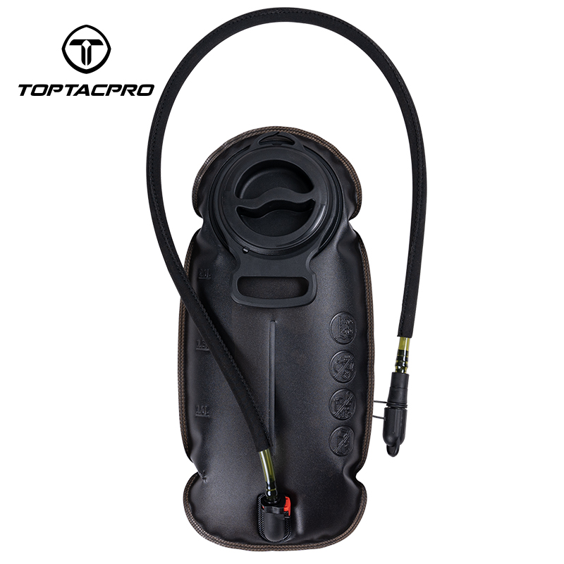 TOPTACPRO Tactical 2L Hydration Bladder Water Bag Foldable Outdoor water storage bag 8908
