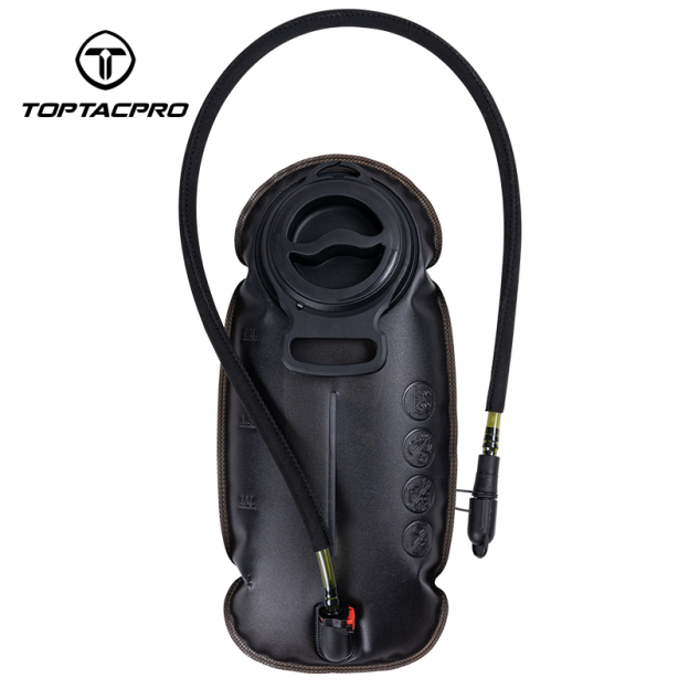 TOPTACPRO Tactical 2L Hydration Bladder Water Bag Foldable Outdoor water storage bag 8908