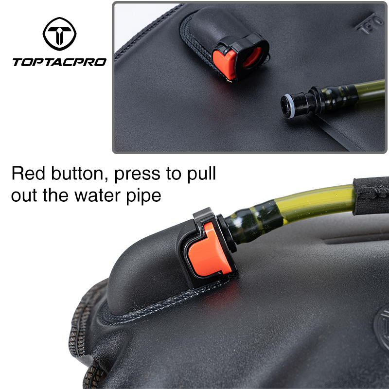 TOPTACPRO Tactical 2L Hydration Bladder Water Bag Foldable Outdoor water storage bag 8908
