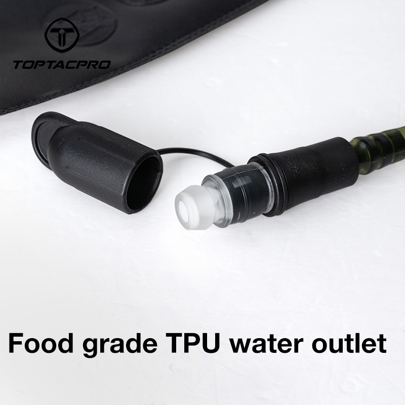 TOPTACPRO Tactical 2L Hydration Bladder Water Bag Foldable Outdoor water storage bag 8908