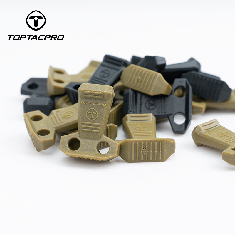 TOPTACPRO Tactical Hook Handle Zipper Handle 3PCS Zipper Pull Drawstring with 2.4M 3.0mm Elastic Rope 8909