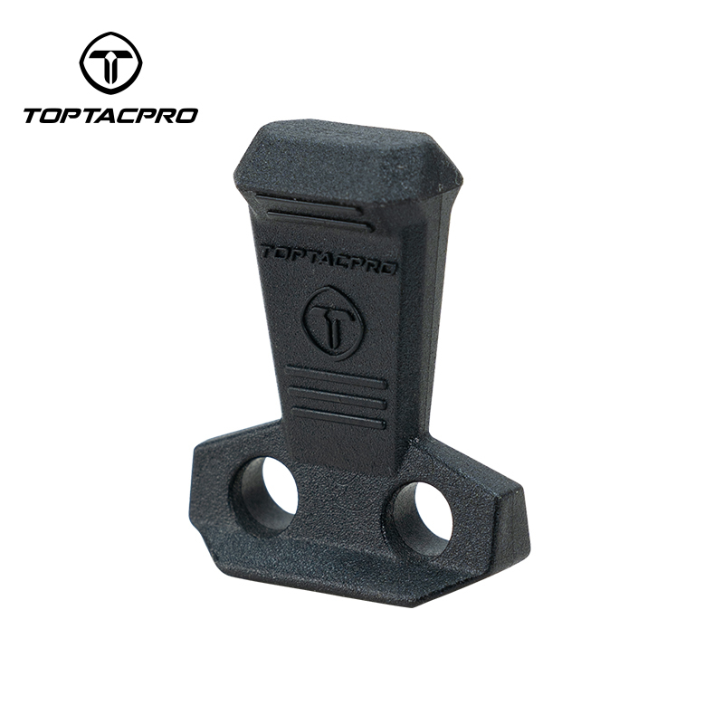 TOPTACPRO Tactical Hook Handle Zipper Handle 3PCS Zipper Pull Drawstring with 2.4M 3.0mm Elastic Rope 8909