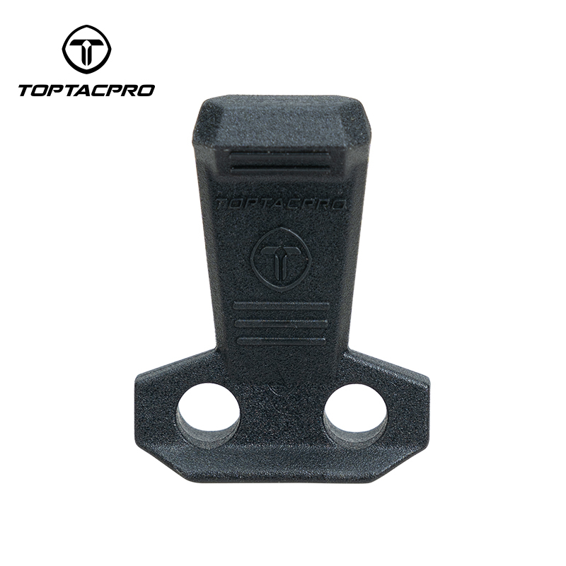 TOPTACPRO Tactical Hook Handle Zipper Handle 3PCS Zipper Pull Drawstring with 2.4M 3.0mm Elastic Rope 8909
