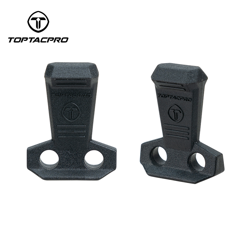 TOPTACPRO Tactical Hook Handle Zipper Handle 3PCS Zipper Pull Drawstring with 2.4M 3.0mm Elastic Rope 8909