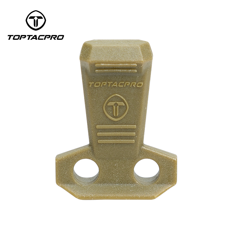 TOPTACPRO Tactical Hook Handle Zipper Handle 3PCS Zipper Pull Drawstring with 2.4M 3.0mm Elastic Rope 8909