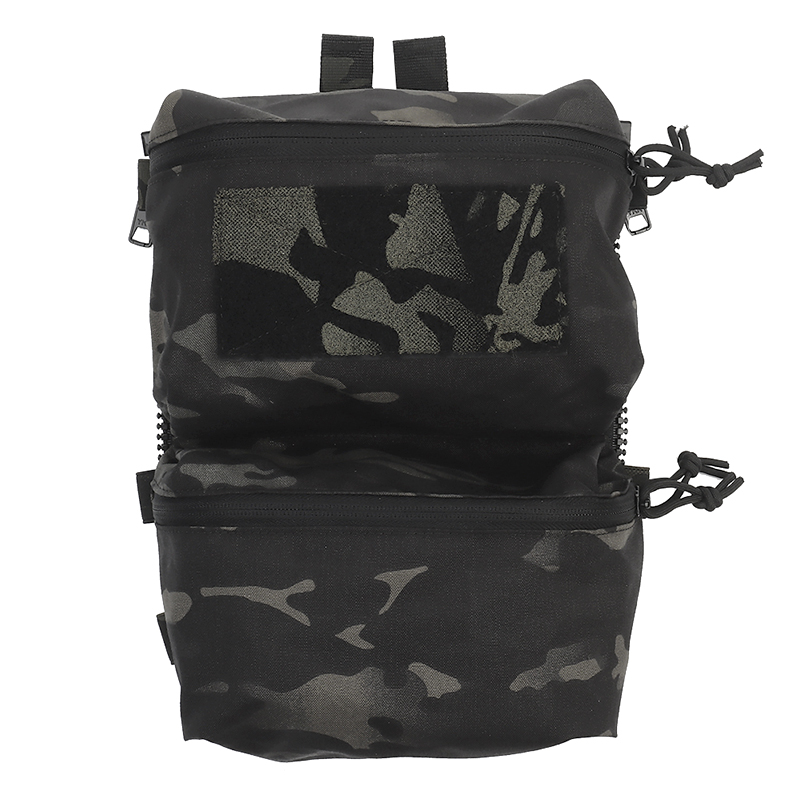Tactical Backpack Detachable Double Bag MOLLE  Pouch Panel For Tactical Vest Backpack VE-75-ACC-06