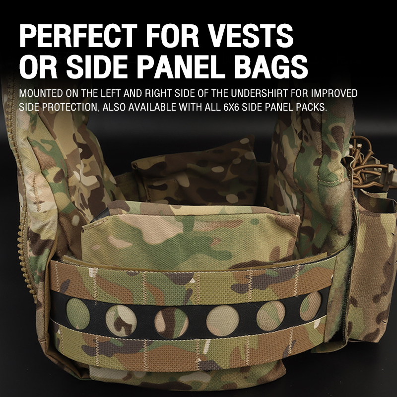 Tactical Plate EVA Soft Shockproof Plate for Tactical Vest High Elastic Lightweight Plate 2PCS VE-ACC-07-IDOGEAR INDUSTRIAL