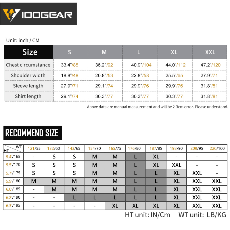 IDOGEAR G4 Tactical Shirt With Elbow Pads Tactical Shirt Hiking Shirt 3112