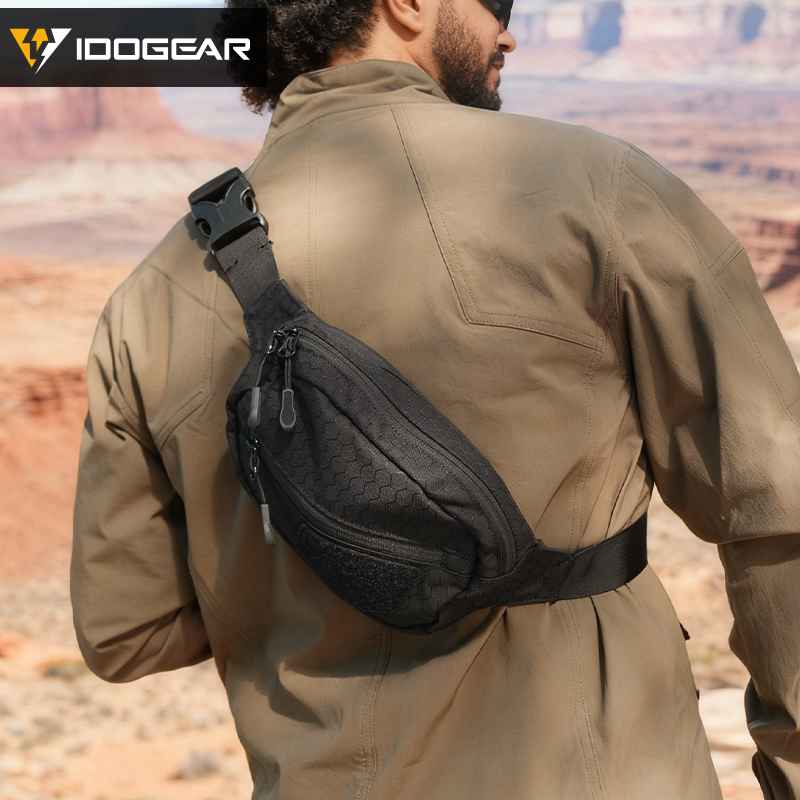 IDOGEAR Tactical Crossbody Bag Chest Bag Lightweight Outdoor 35143