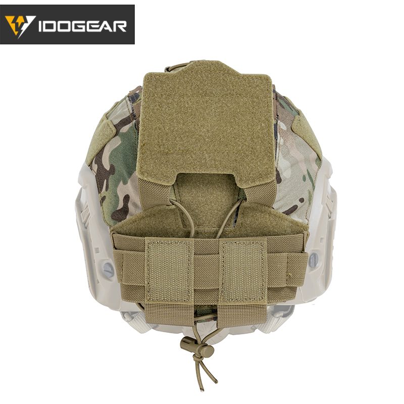 IDOGEAR SPORTS Helmet Cover For Tactical Helmet with NVG Battery Pouch Hunting Accessories 3812-IDOGEAR INDUSTRIAL