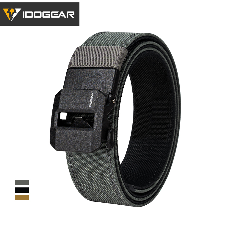 IDOGEAR Mens 1.5" Inch Tactical Belt EDC Nylon Ratchet Gun Belt for Concealed Carry  Airsoft Outdoor Training 3430