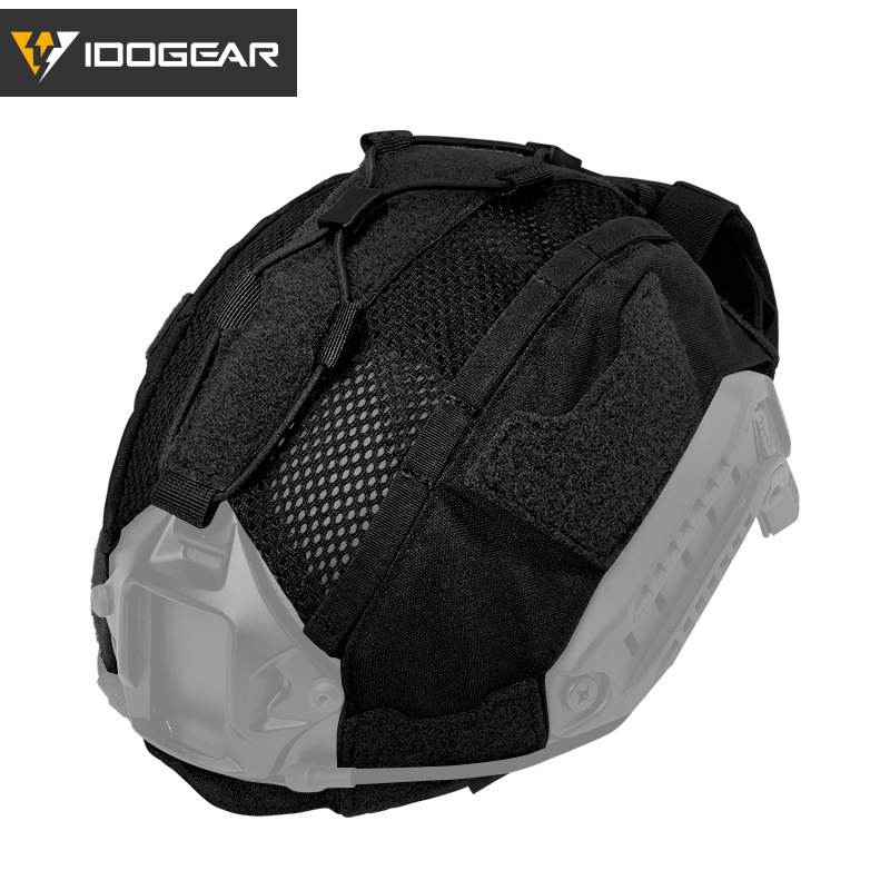 IDOGEAR SPORTS Helmet Cover For Tactical Helmet with NVG Battery Pouch Hunting Accessories 3812-IDOGEAR INDUSTRIAL
