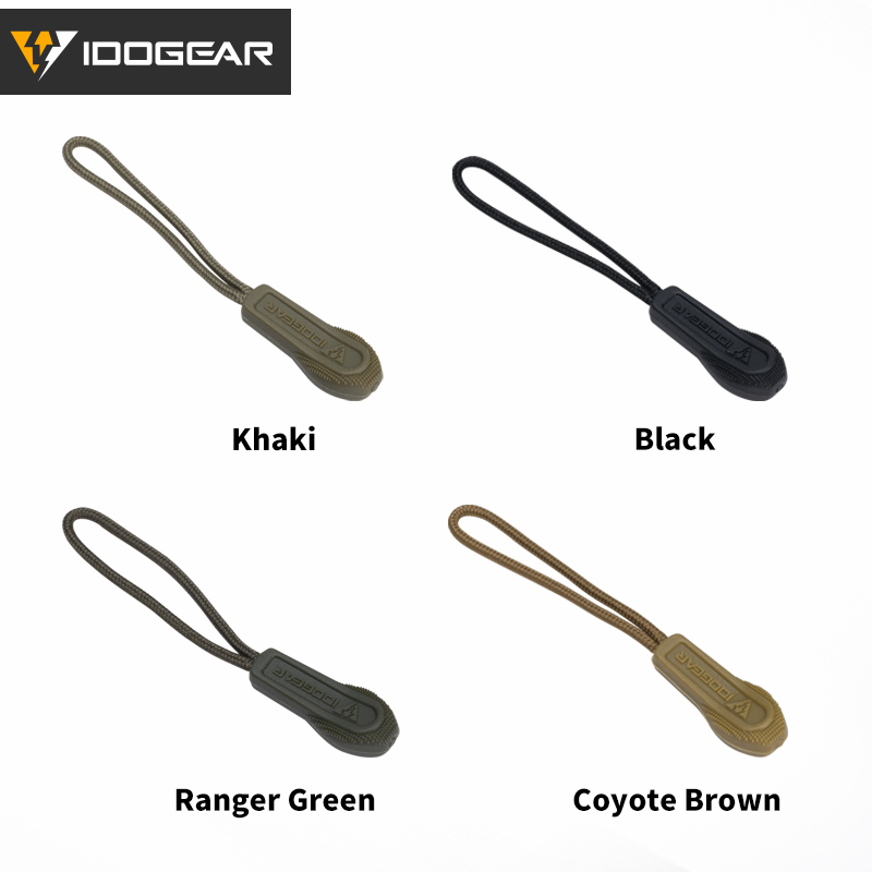IDOGEAR Tactical Zipper Handle High-Quality Replacement Zipper Pull Tactical Gear Accessories ($4.99 get 3pcs) 3952-IDOGEAR INDUSTRIAL