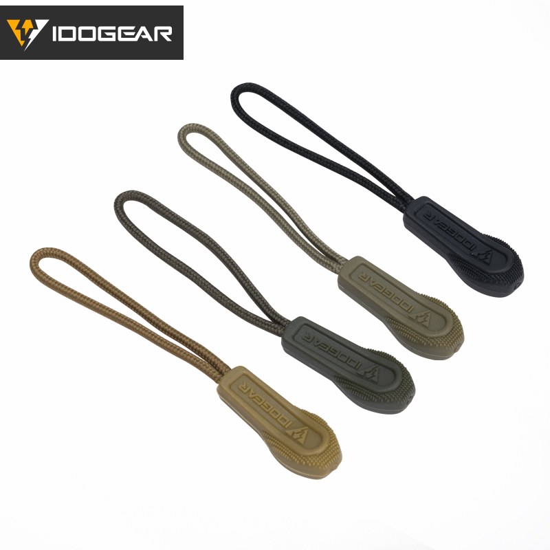 IDOGEAR Tactical Zipper Handle High-Quality Replacement Zipper Pull Tactical Gear Accessories ($4.99 get 3pcs) 3952-IDOGEAR INDUSTRIAL