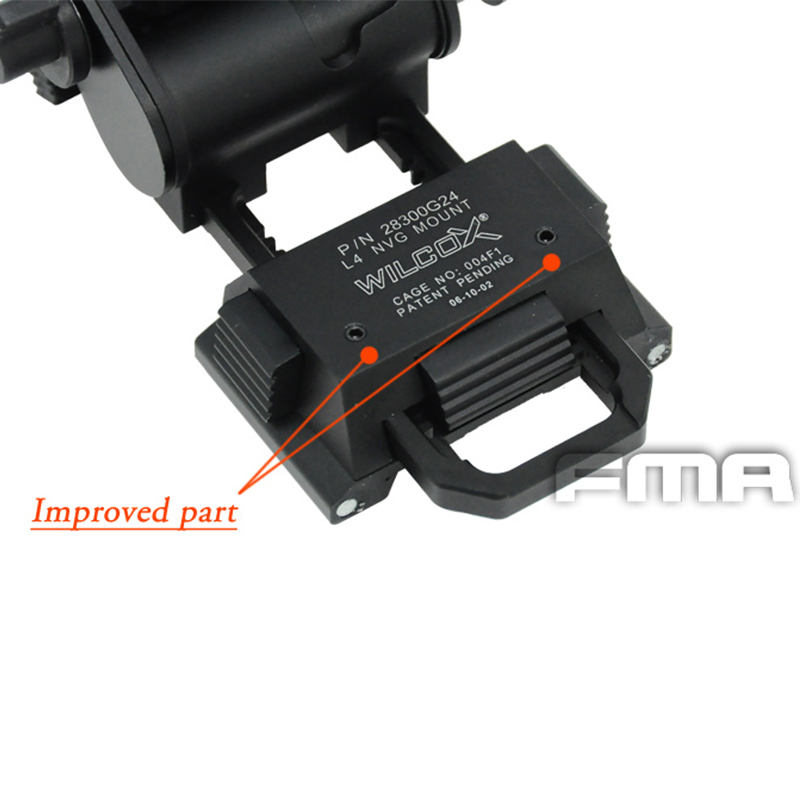 Outdoor Helmet Accessories FMA L4G24 Metal Dump Truck Connect to the helmet Night Vision Bracket TB619-IDOGEAR INDUSTRIAL