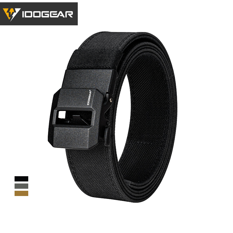 IDOGEAR Mens 1.5" Inch Tactical Belt EDC Nylon Ratchet Gun Belt for Concealed Carry  Airsoft Outdoor Training 3430