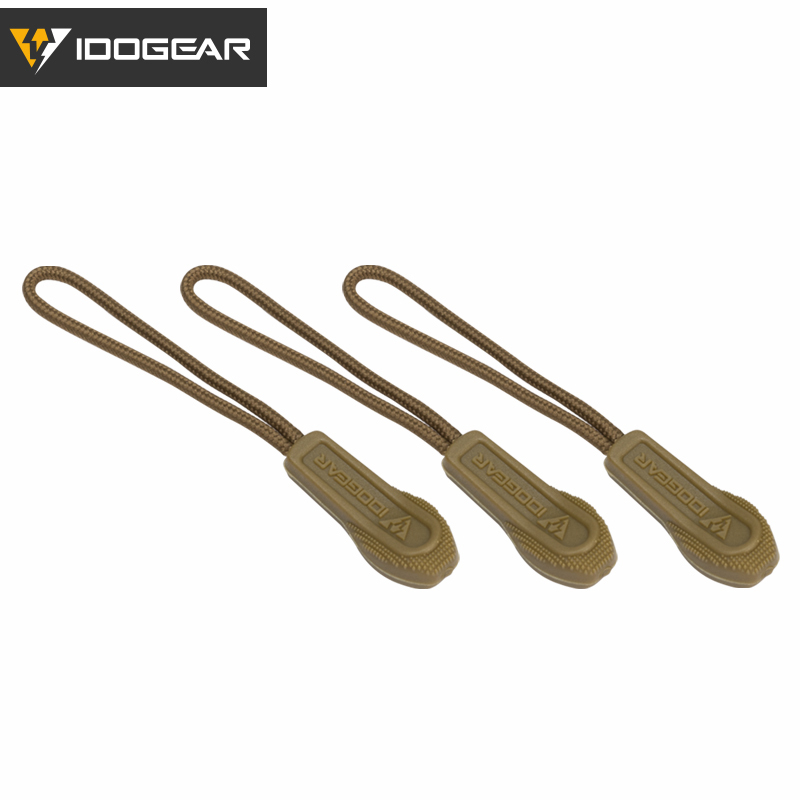 IDOGEAR Tactical Zipper Handle High-Quality Replacement Zipper Pull Tactical Gear Accessories ($4.99 get 3pcs) 3952-IDOGEAR INDUSTRIAL